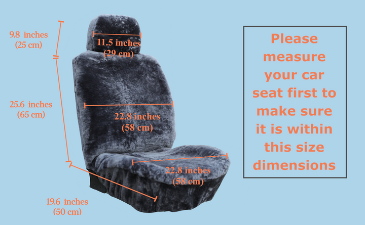 Premium Sheared Wool Sheepskin Seat Cover