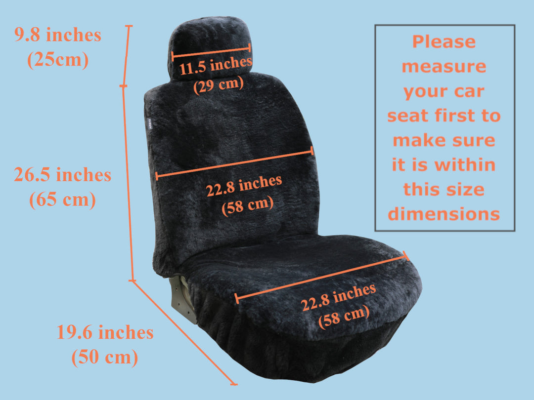 Premium Sheared Wool Sheepskin Seat Cover