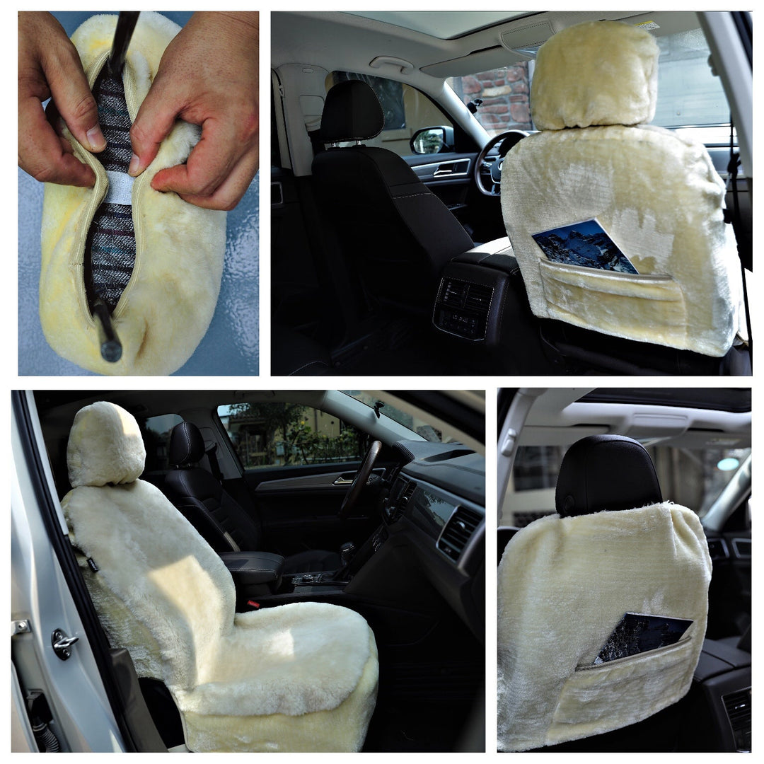 Premium Sheared Wool Sheepskin Seat Cover