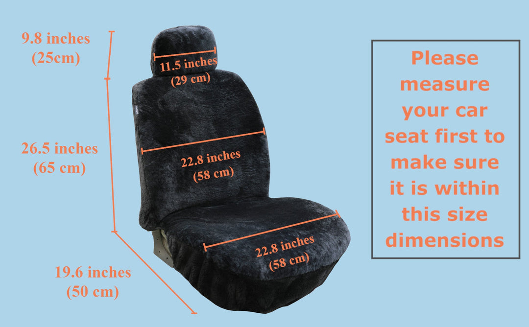 Premium Sheared Wool Sheepskin Seat Cover