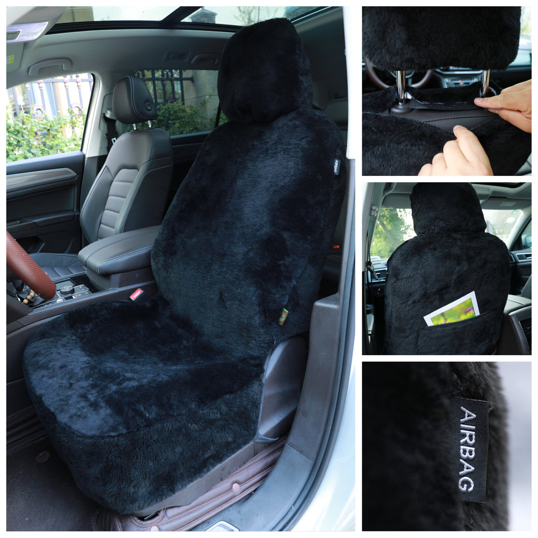 Premium Sheared Wool Sheepskin Seat Cover