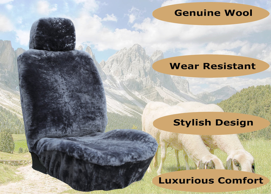 Premium Sheared Wool Sheepskin Seat Cover