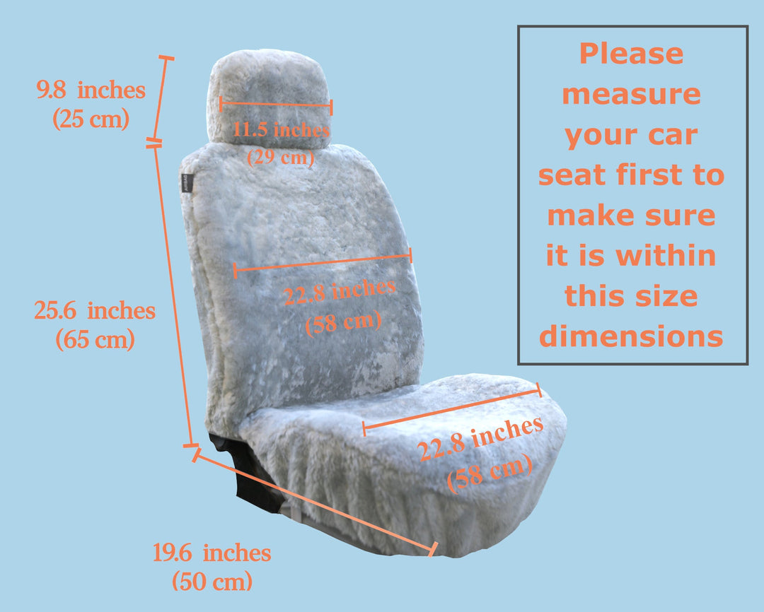 Premium Sheared Wool Sheepskin Seat Cover