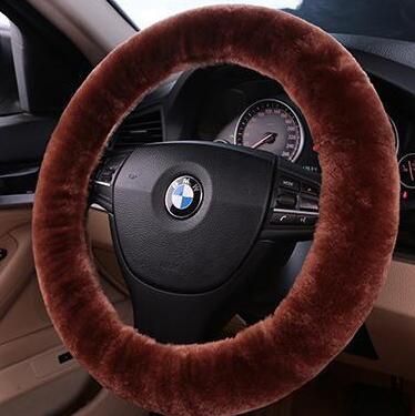 thumbnail image 2 of Lonestar Treasures Sheepskin Steering Wheel Cover – Choose Your Color! 2 of 5