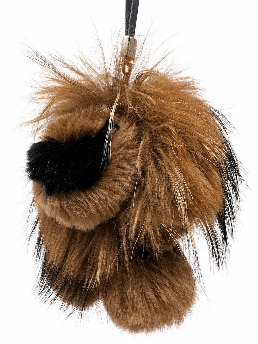 Cute Fluffy Domestic Mink Fur Bag Charm & Keychain