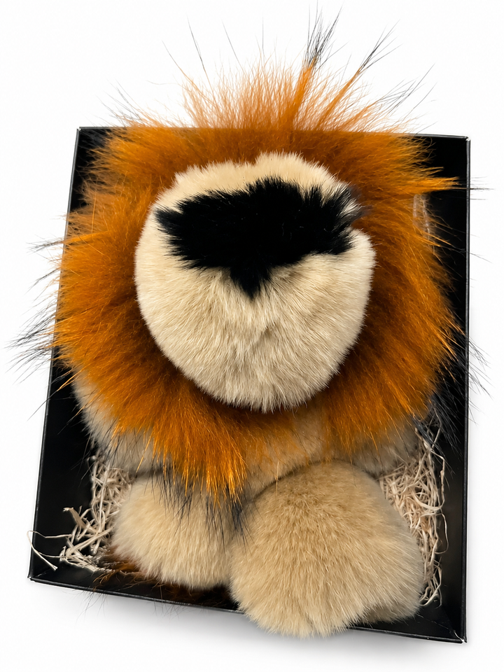 Cute Fluffy Domestic Mink Fur Bag Charm & Keychain