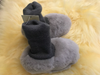 Sheepskin Baby Booties - Pink