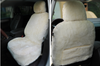 GENUINE AUSTRALIAN SHEARED WOOL SHEEPSKIN CAR SEAT COVER CURVE PATTERN