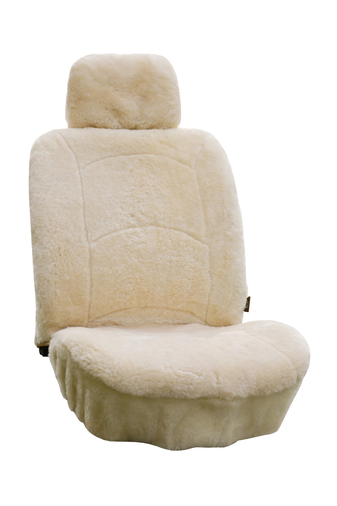GENUINE AUSTRALIAN SHEARED WOOL SHEEPSKIN CAR SEAT COVER CURVE PATTERN ...