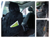 GENUINE AUSTRALIAN SHEARED WOOL SHEEPSKIN CAR SEAT COVER CURVE PATTERN
