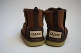 Toddler Sheepskin Boots without Tie - Brown