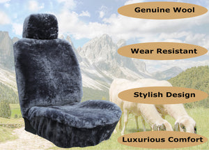 Genuine Australian Sheared Wool Sheepskin Car Seat Covers