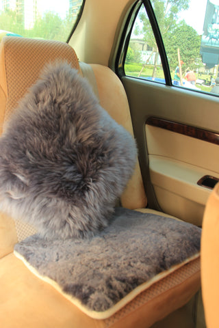Long Wool Sheepskin Seat Cushion
