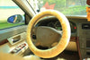 Sheepskin Steering Wheel Cover - Dark Brown