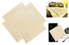 Natural Chamois Leather Camera Lens Eyeglasses Cleaning Cloth (4 Packs)