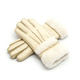 Classic Sheepskin Fur Leather Gloves (Multiple Colors)