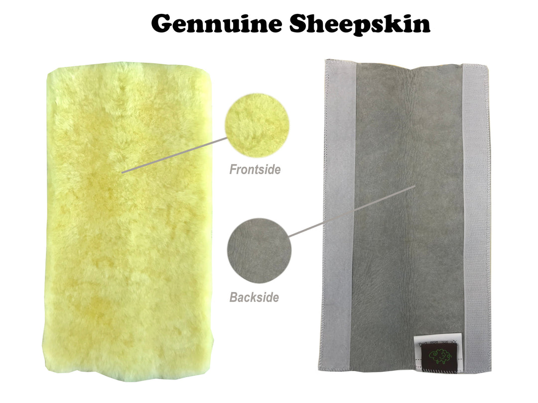 Sheepskin Seat Belt Cover
